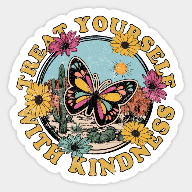 Treat yourself with Kindness Sticker by AntonioClothing